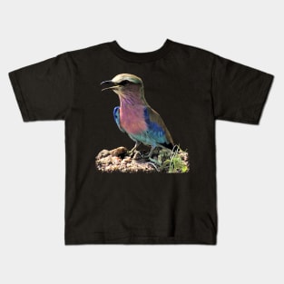 Roller - Bird in Africa Kids T-Shirt